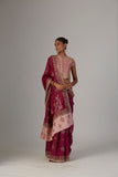 FALSA TUSSAR EMBROIDERED SAREE (3 PCS)