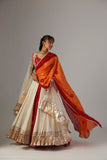 FLAME EMBROIDERED BANDHANI DUPATTA (1 PC)