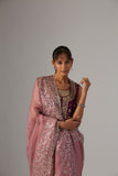 PURPLE DUPION JACKET WITH BLOUSE (2 PCS)