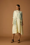 IVORY BOMBER ORGANZA TUNIC WITH INNER (BCC-03)