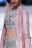 Old Rose Dupion Emb jacket ( Tl-124d/jkt)