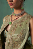 MINT TISSUE EMBROIDERED LEHENGA SET (5 PCS)