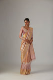 OLD ROSE BROCADE SAREE (2 PCS)