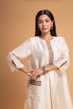 IVORY DUPION EMB. KURTA SET (2 PCS)