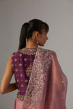 PURPLE DUPION JACKET WITH BLOUSE (2 PCS)