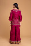 FALSA DUPION EMB. SHARARA SET (3PCS)