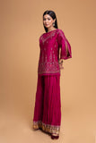 FALSA DUPION EMB. SHARARA SET (3PCS)