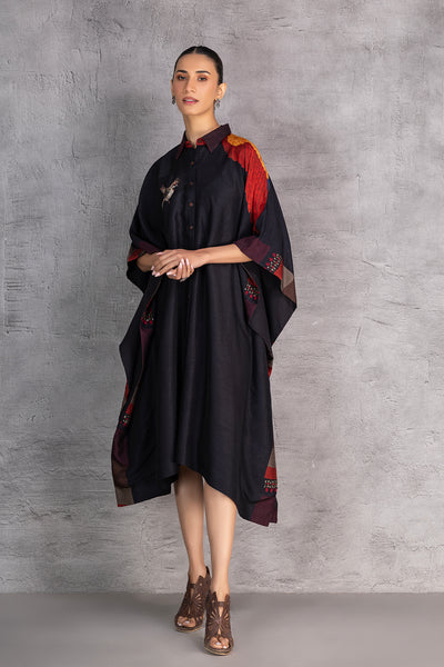 BLACK DUPION KAFTAAN (1 PC)