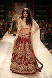 Delectable Burgundy Embroidered Lehanga Set  ( Lfw-14 E-43,d-38 )