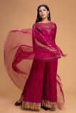 FALSA DUPION EMB. SHARARA SET (3PCS)