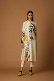 IVORY CHANDERI PRINTED TUNIC (BCC-01)