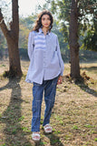 BLUE DENIM CARGO PANTS (CM-15/BTM)