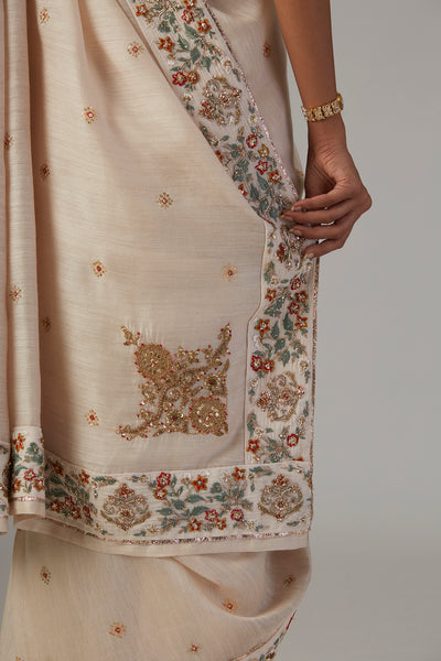 TOOSH GEORGETTE TUSSAR EMBROIDERED SAREE SET (2 PCS)