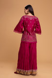 FALSA DUPION EMB. SHARARA SET (3PCS)