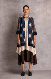 BLACK & BLUE AJRAKH PRINTED COTTON JACKET (PR-21/JKT)