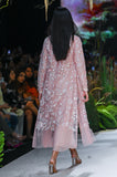 Old Rose Tulle 3d Emb.jacket & Chiffon Drape Dress (Wd-05)