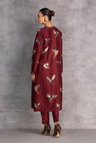 BURGUNDY DUPION TUNIC (1 PC)
