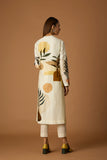 IVORY CHANDERI PRINTED TUNIC (BCC-01)