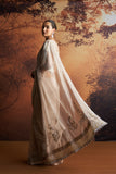 ROSE GOLD TISSUE EMBROIDERED SAREE (1 PC)