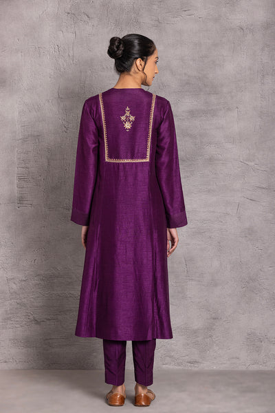 FALSA VISCOSE DUPION EMBROIDERED KURTA SET (DT-03)