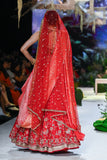 Olive Cotton Emb. Printed  Blouse With Red Dupion Emb. Lehenga And Dupatta, Red Tussar Banarasi Saree (Dmt-11/bls, Fb-32/leh, Nlb- 34012, Sl-03/dup)