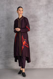 CHOCOLATE BROWN DUPION JACKET (1 PC)