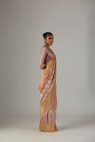 OLD ROSE BROCADE SAREE (2 PCS)