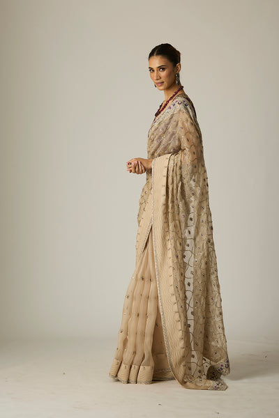 TOOSH ORGANZA SAREE SET (3 PCS)