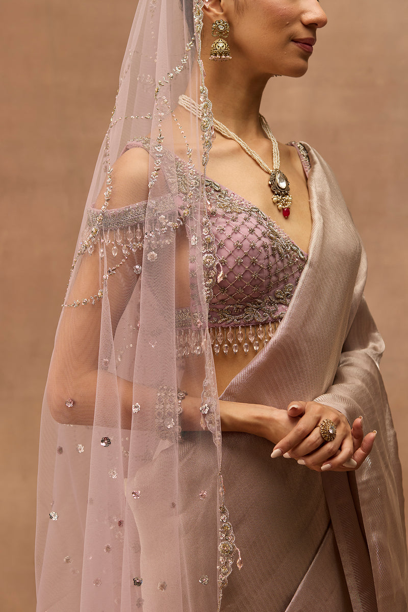 【新品】 NOTREémor tulle veil tops pink 新品】 NOTREémor tulle veil tops pink 【公式通販】