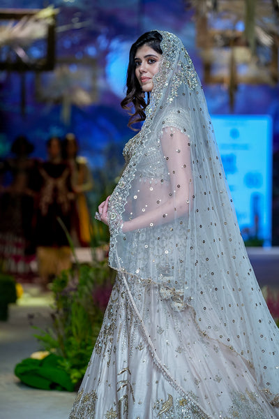 Toosh  Viscose Dupion Embroidered  Lehenga Set ( Fa-55a/bls, Fa-55/leh,  Fa-55d/dup-2, Se-08a/Dupatta)