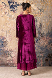 Falsa Velvet Embroidered Kurta Set (Vt-10)