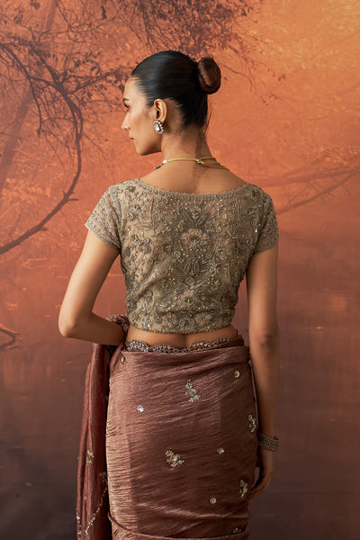 TOOSH NET EMB. BLOUSE (FA-59A) (1 PC)