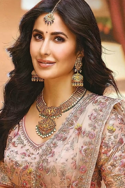 Spectacular Blush Embroidered Lehanga Set (sk-13 A)