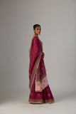 FALSA TUSSAR EMBROIDERED SAREE (3 PCS)