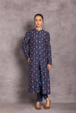 BLUE VISCOSE DUPION TUNIC ( DC-01A)