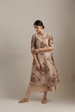 BEIGE SILK CHANDERI TUNIC (1 PC)