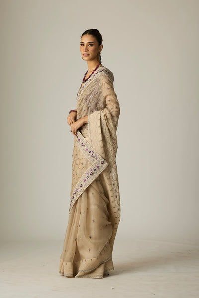 TOOSH ORGANZA SAREE SET (3 PCS)