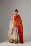 FLAME EMBROIDERED BANDHANI DUPATTA (1 PC)
