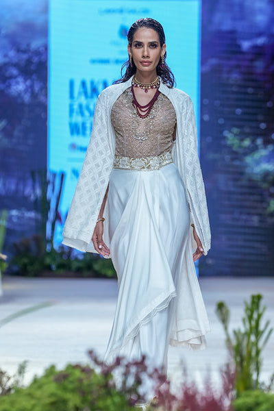 Ivory Chikankari jacket (FA-24/JKT)