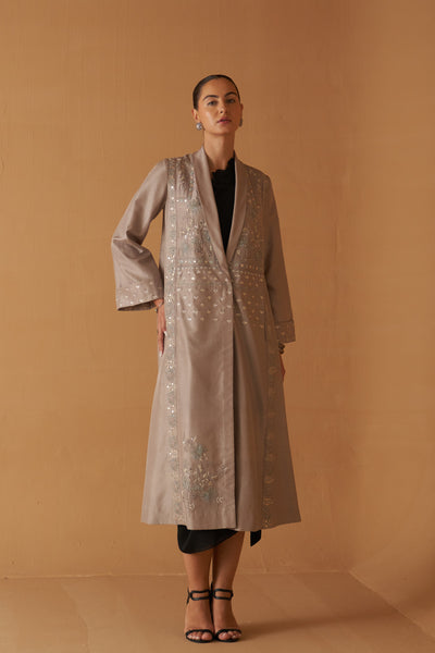 TOOSH SILK DORI EMBROIDERED CLASSIC JACKET (SE-04)