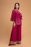 FALSA DUPION EMB. SHARARA SET (3PCS)