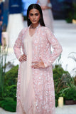 Old Rose Tulle 3d Emb.jacket & Chiffon Drape Dress (Wd-05)