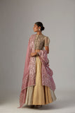 GOLD & SILVER BROCADE TISSUE LEHENGA (1 PC)