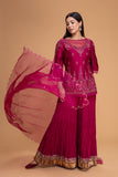 FALSA DUPION EMB. SHARARA SET (3PCS)