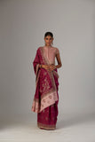 FALSA TUSSAR EMBROIDERED SAREE (3 PCS)