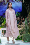 Old Rose Tulle 3d Emb.jacket & Chiffon Drape Dress (Wd-05)