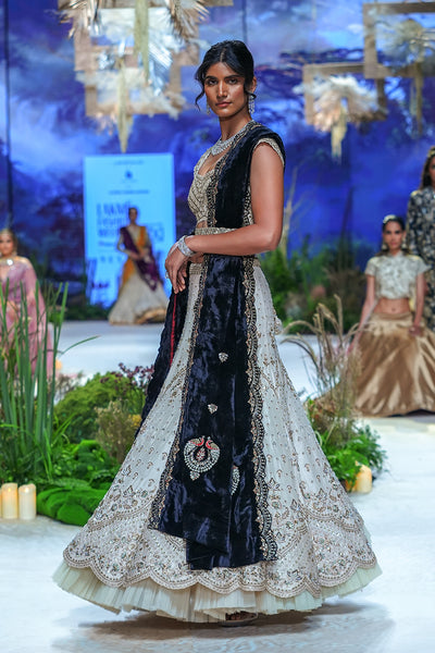 Toosh Viscose Dupion Emb. Lehenga Se ( Kz-15)