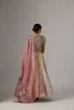 GOLD & SILVER BROCADE TISSUE LEHENGA (1 PC)
