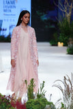 Old Rose Tulle 3d Emb.jacket & Chiffon Drape Dress (Wd-05)