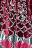 Ruby velvet emb. Blouse with phalsa dupion emb. Lehenga & falsa net dupatta  e-29/tl-122a/bls, tl-122b/dup, e-29/tl-122/leh)